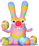 Gif animé Pâques lapin